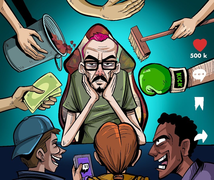 گالری آثار کارتون و کاریکاتور لاتراش یاسین از فرانسه