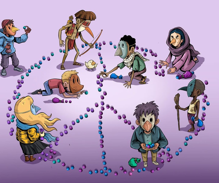 گالری آثار کارتون و کاریکاتور لاتراش یاسین از فرانسه