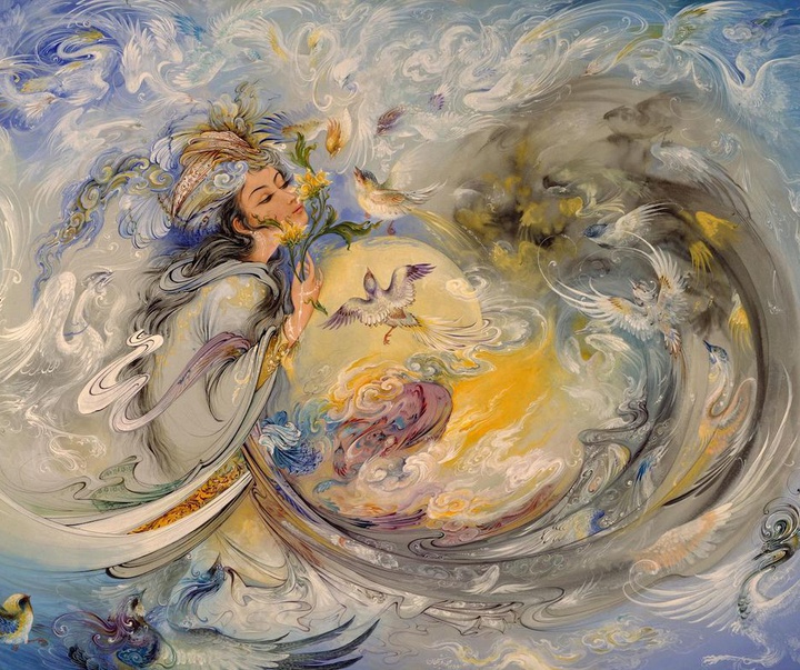 گالری آثار نگارگری محمود فرشچیان