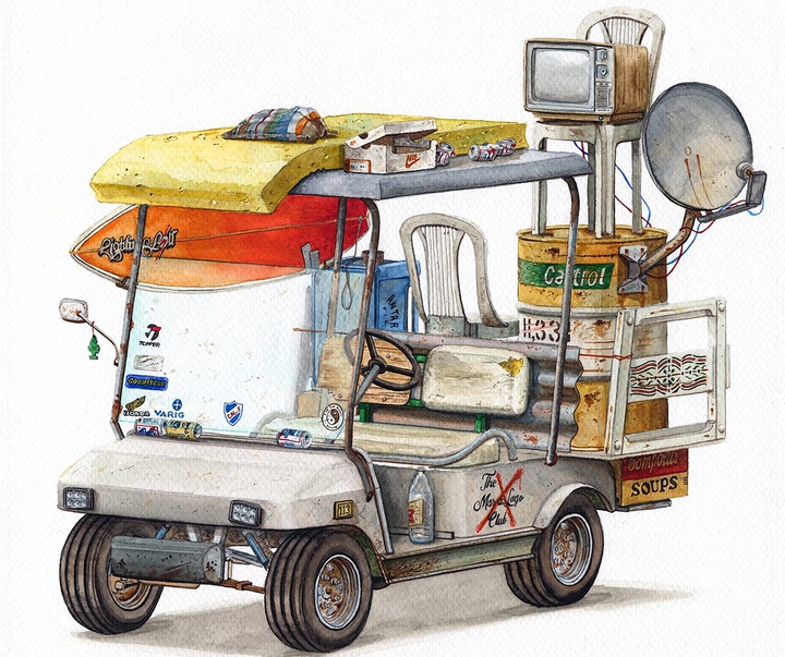 گالری آثار نقاشی آلوارو نادئو از برزیل