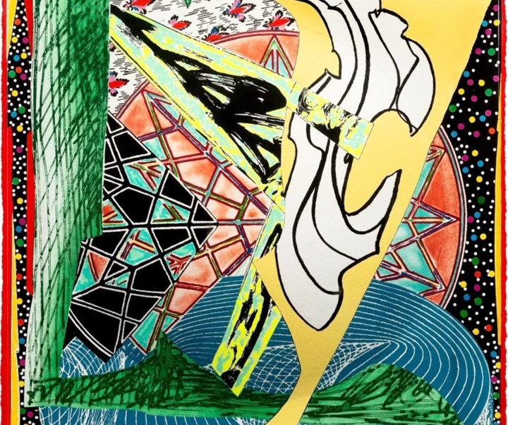 گالری آثار گرافیک فرانک استلا از آمریکا