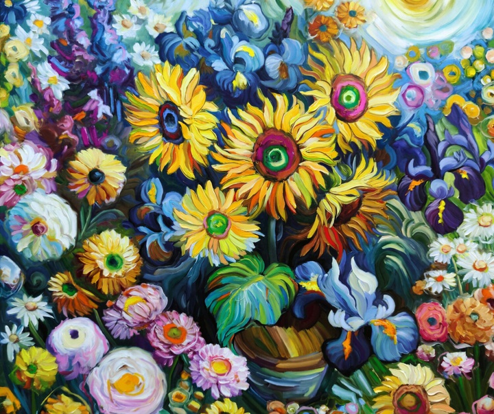 گالری آثار نقاشی انجی رایت از بریتانیا