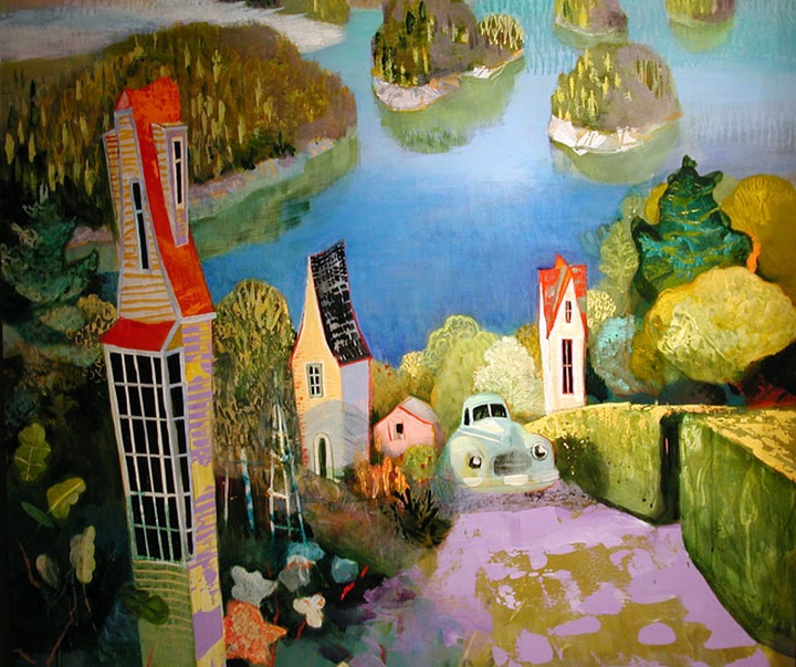 گالری آثار نقاشی اکرلیک پاول یورگنسن از کانادا