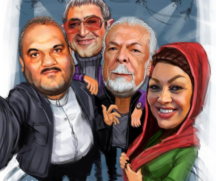 گالری آثار کاریکاتور وحید جعفری از ایران