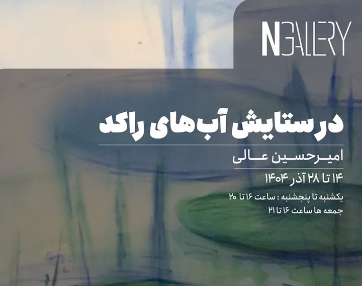 در ستایش آب‌های راکد، نقاشی های امیرحسین عالی در گالری اِن