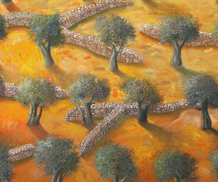 گالری آثار نقاشی سلمان منصور از فلسطین