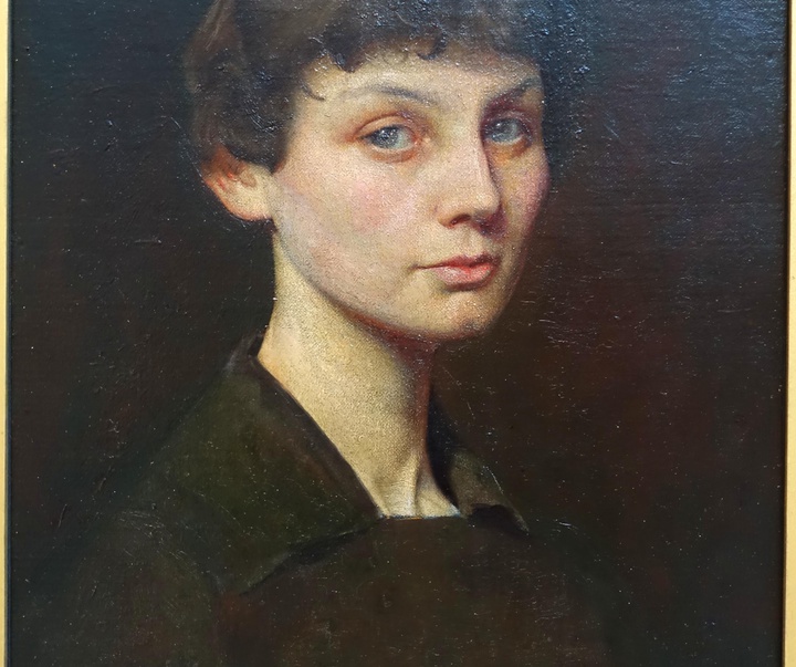 portrait of mrs brush by george de forest brush 1888 oil on