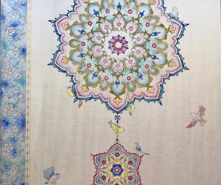 گالری آثار تذهیب میساکی یاسمین کوچی از ژاپن