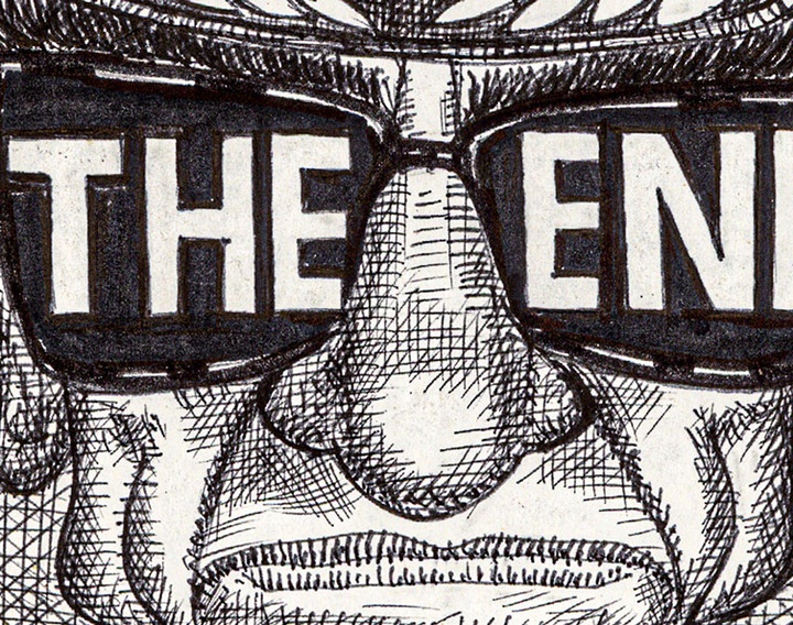 نمایشگاه کارتون های انقلاب جواد علیزاده با عنوان «پایان»