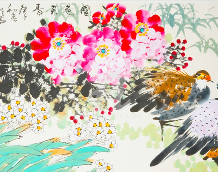 گالری نقاشی‌های سنتی دایو لو از چین