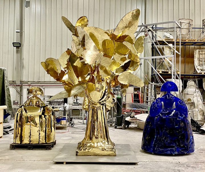 گالری آثار مجسمه و حجم مانوئل والدز از اسپانیا