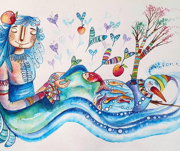 گالری تصویرسازی های مهدیه حیاتی از ایران