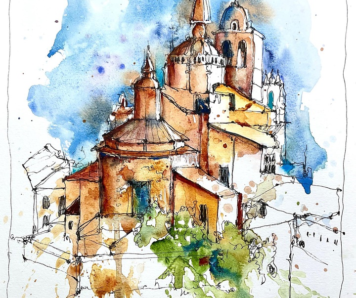 گالری نقاشی های آبرنگ والری مافریکا از فرانسه