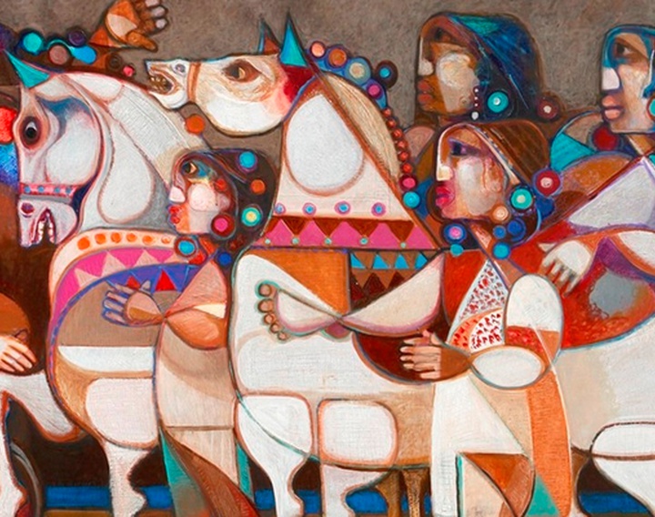 گالری آثار نقاشی عامر العبیدی از عراق