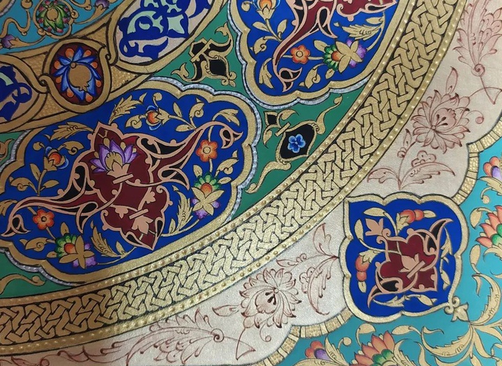 گالری آثار تذهیب طاهره موسوی از ایران