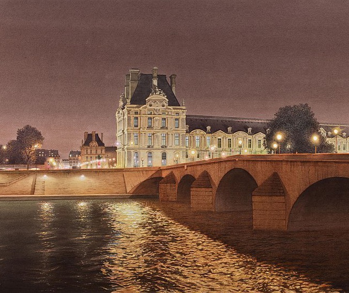 گالری نقاشی‌های آبرنگ تیری دووال از فرانسه