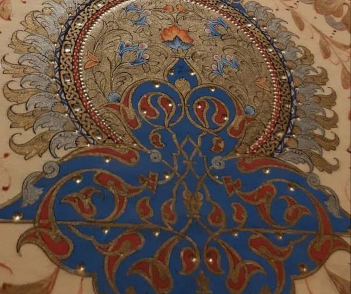 گالری آثار تذهیب محسن آقامیری از ایران