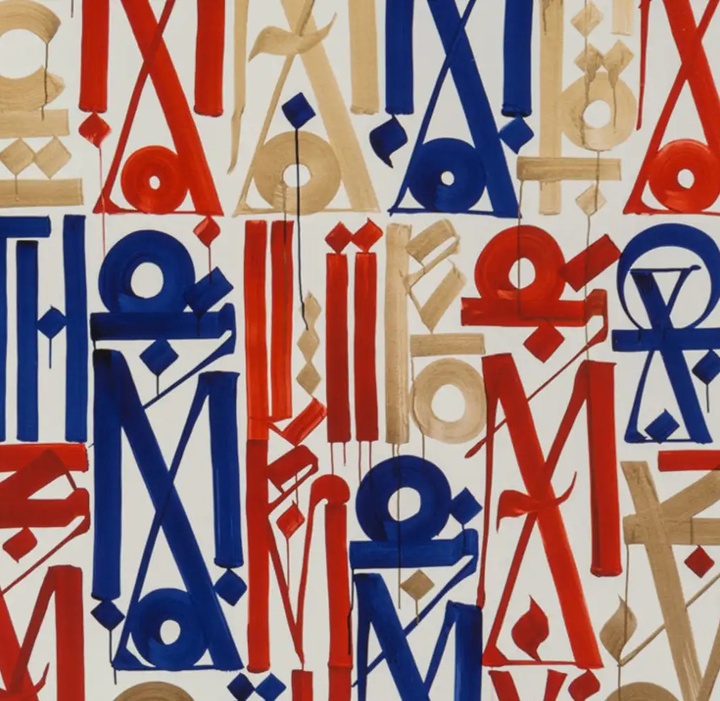 گالری آثار خوشنویسی مارکیس لوئیس (RETNA) از آمریکا