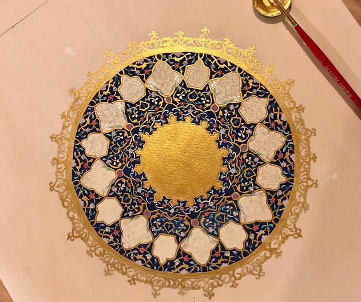 گالری آثار تذهیب امیلی واشنگتن از انگلیس