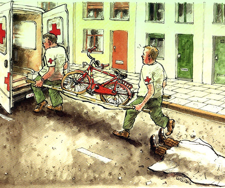 نمایشگاه کارتون های لوک ورنیمن از بلژیک
