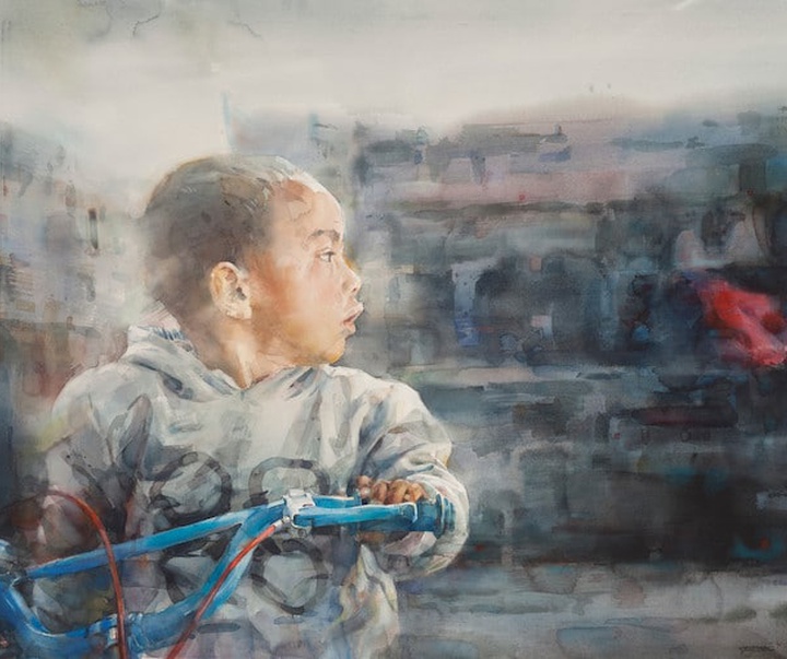 گالری نقاشی های آبرنگ استیفن ژانگ از چین