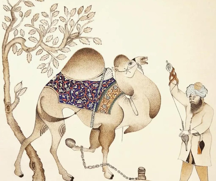 گالری آثار گل و مرغ و تذهیب حمیده زارع دار از ایران