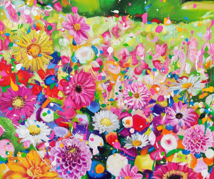 گالری آثار نقاشی انجی رایت از بریتانیا