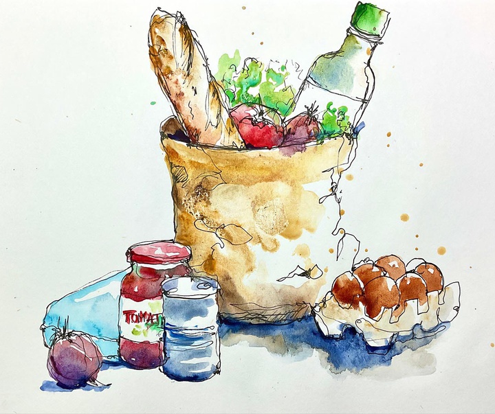 گالری نقاشی های آبرنگ والری مافریکا از فرانسه