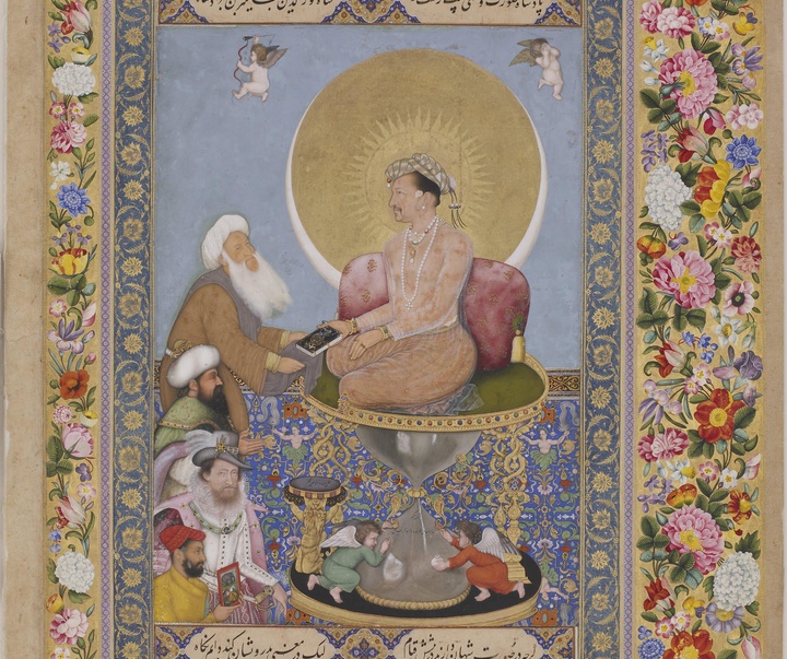 bichitr   jahangir preferring a sufi shaikh to kings from the s