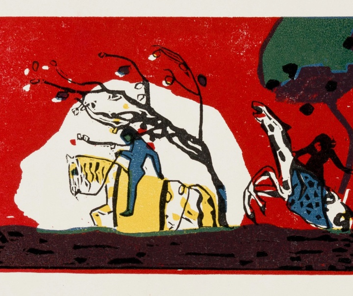 گالری آثار نقاشی واسیلی کاندینسکی از روسیه