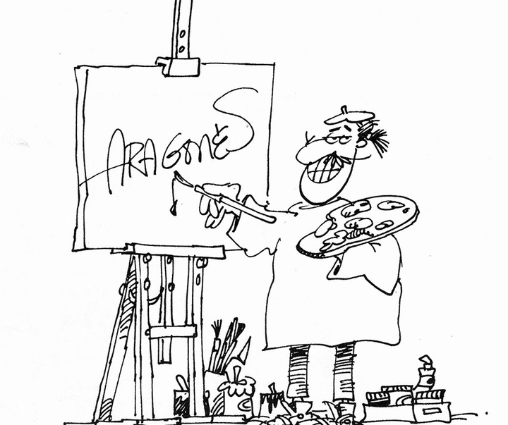 گالری آثار کارتون سرخیو آراگونس از مکزیک