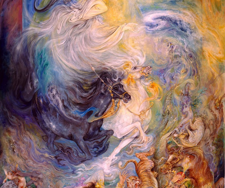 گالری آثار نگارگری محمود فرشچیان