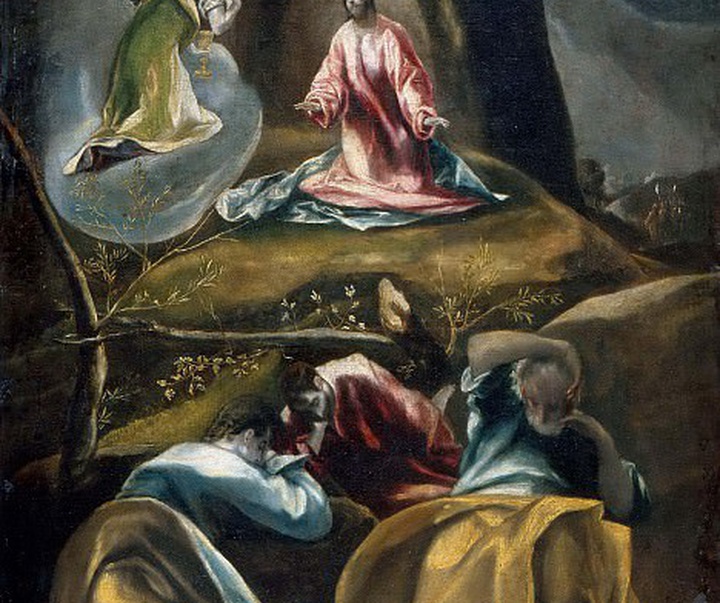 christ on the mount of olives el greco