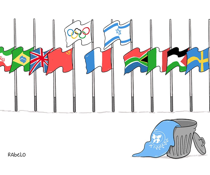 گالری آثار مسابقه بین‌المللی کارتون بایکوت نسل کشی 2024 - بخش سوم