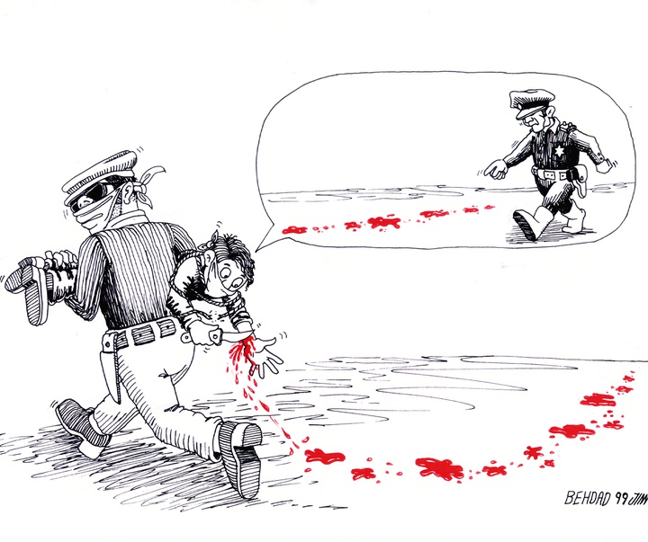 گالری کارتون‌های سعید بهداد از ایران