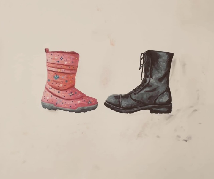 گالری نقاشی های ابراهیم جوابره از فلسطین