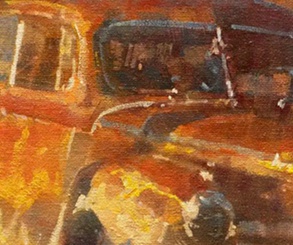 گالری آثار نقاشی رنگ روغن جیمز کراندال از آمریکا