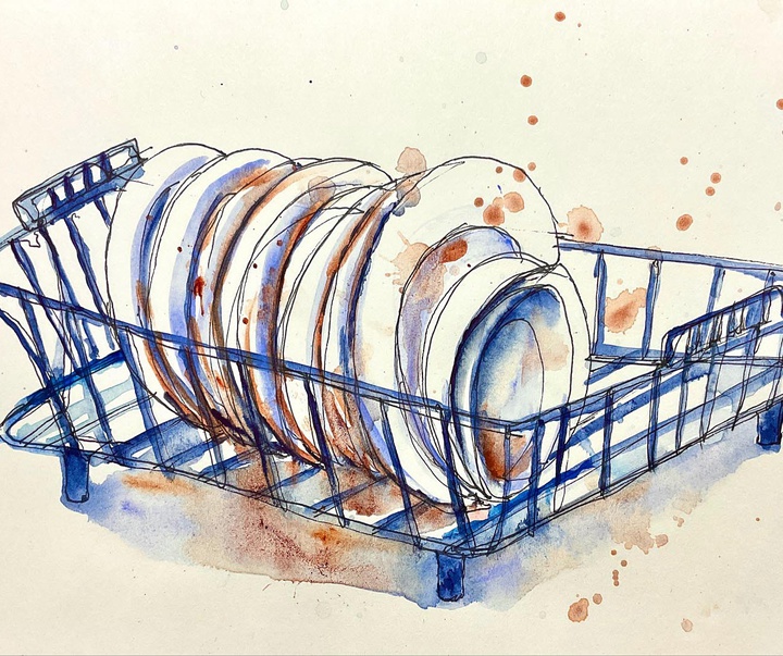 گالری نقاشی های آبرنگ والری مافریکا از فرانسه