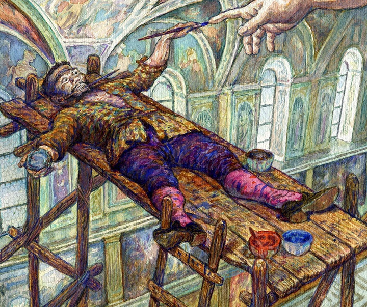گالری تصویرسازی از مشاهیر نقاشی از گرادیمیر اسمودجا-صربستان