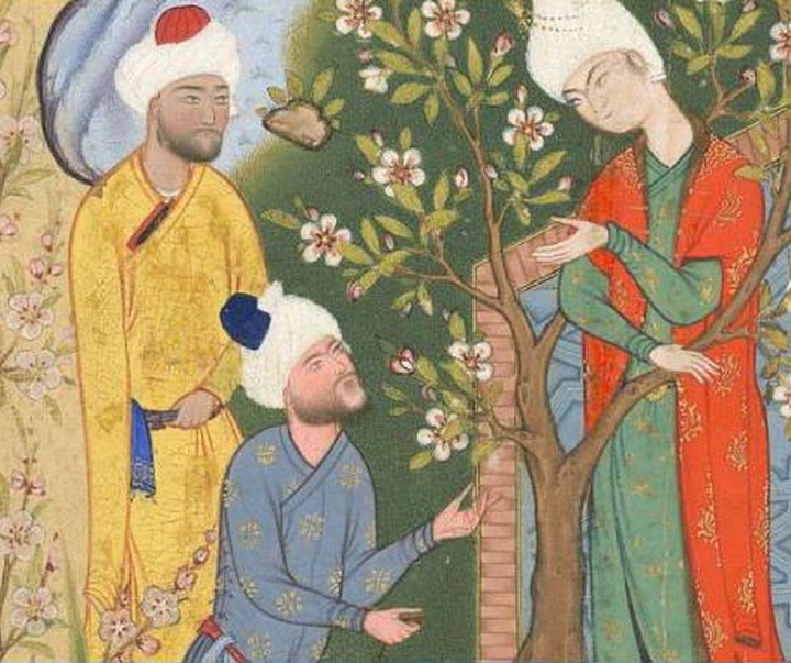 miniature illustration from the haft awrang jami mashhad