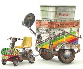 گالری آثار نقاشی آلوارو نادئو از برزیل