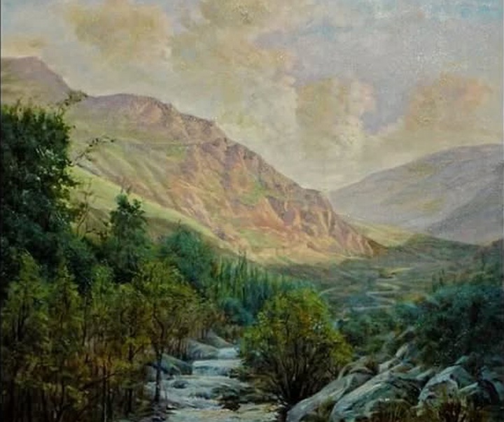 گالری آثار نقاشی عباس برزگر گنجی از ایران
