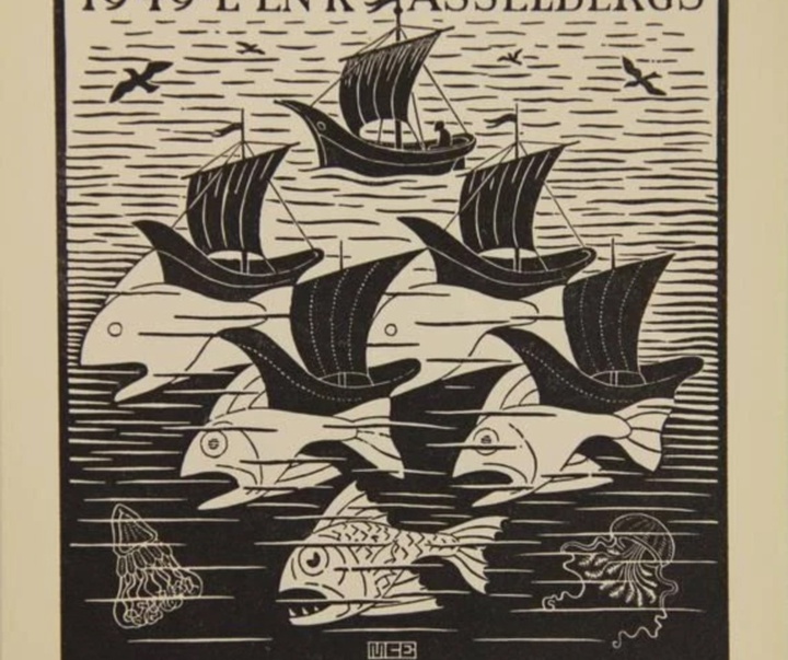 گالری آثار گرافیک موریس کورنلیس اشر از هلند