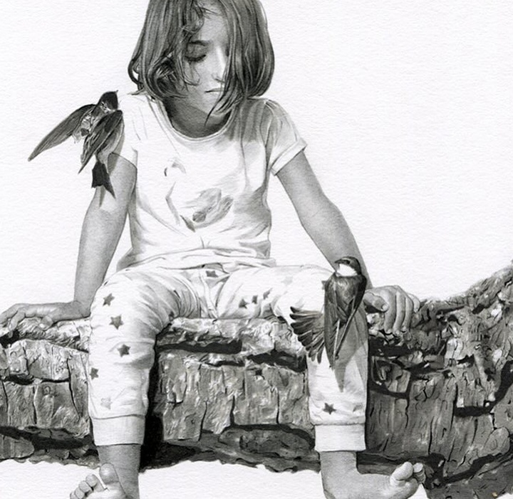 گالری آثار طراحی و نقاشی مرل فابین از فرانسه