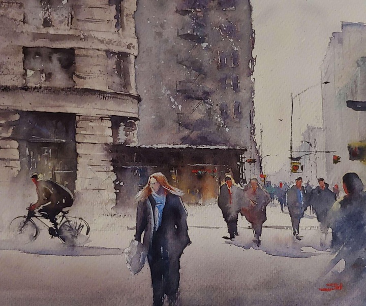 گالری نقاشی های آبرنگ تاد سال از آمریکا