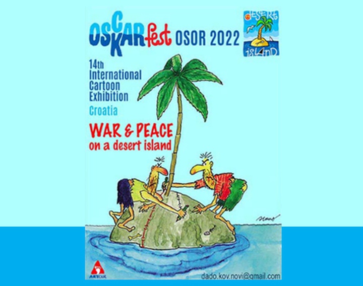 فراخوان چهاردهمین نمایشگاه و مسابقۀ بین‌المللی کارتون OSCAR کرواسی ۲۰۲۲