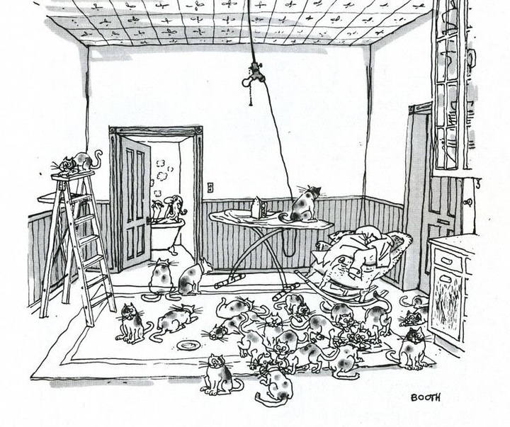 گالری آثار کارتون جورج بوث از کانادا