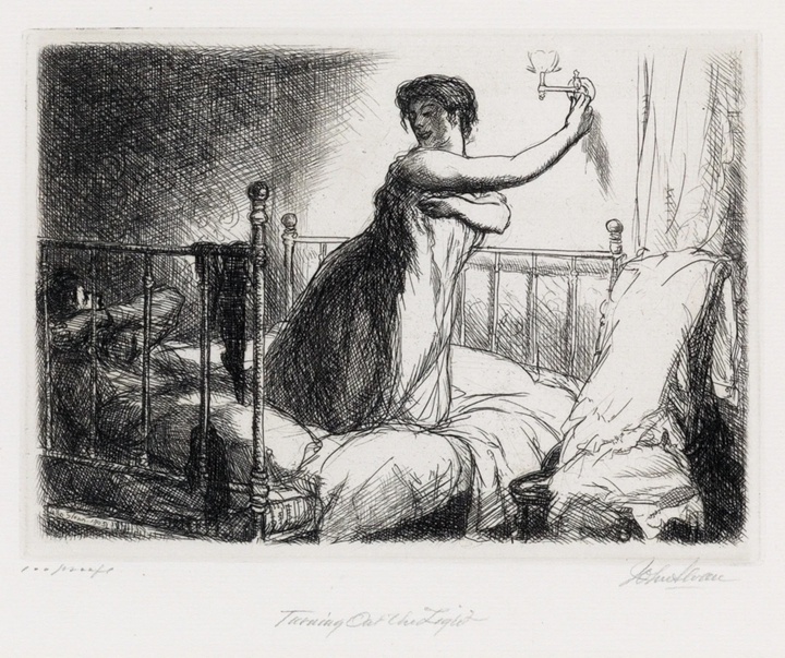 گالری تصویرسازی‌های جان اسلون از آمریکا