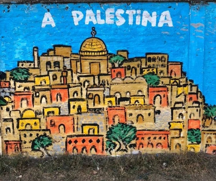 گالری نقاشی‌های خیابانی با موضوع فلسطین