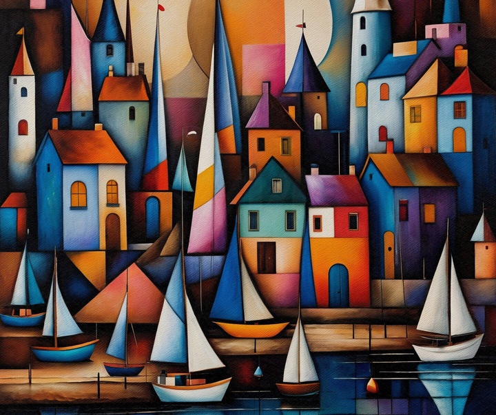 گالری نقاشی‌های اکرلیک لیا روشه از اسپانیا